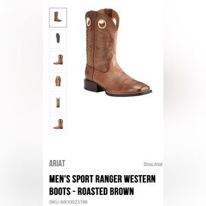 Ariat Men's Sport Ranger Western Boots - Roasted Brown